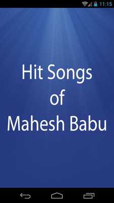 Emulate Android APK Hit Songs of Mahesh Babu