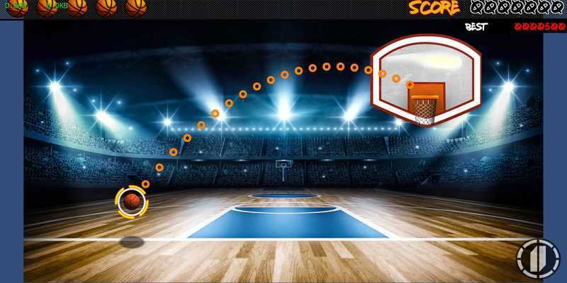 Emulate Android APK Hit The Net-Basketball Game