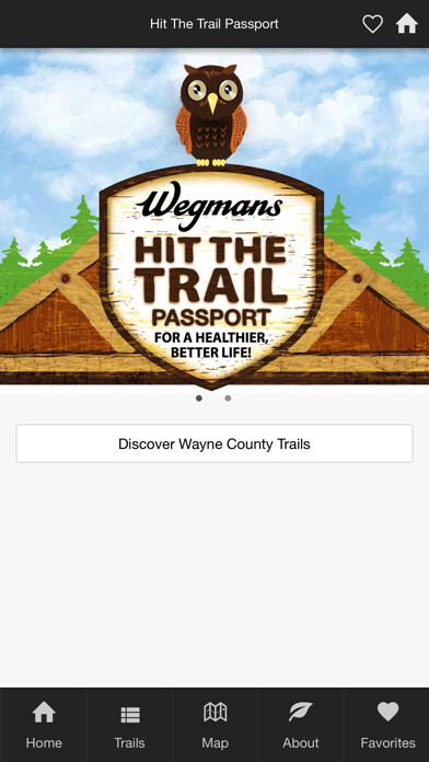 Emulate iPhone app Hit the Trail Wayne County using MyAndroid