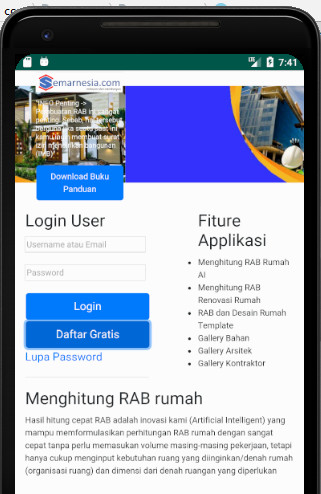 Run android online APK Hitung RAB Rumah from MyAndroid or emulate Hitung RAB Rumah using MyAndroid Run android online APK Hitung RAB Rumah from MyAndroid or emulate Hitung RAB Rumah using MyAndroid
