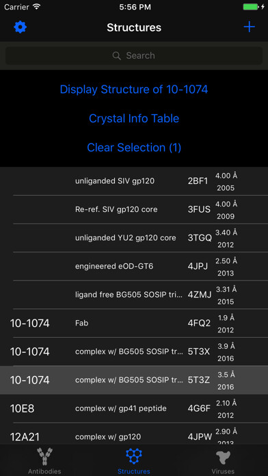 Emulate iPhone app HIV Antibody Database using MyAndroid Emulate iPhone app HIV Antibody Database using MyAndroid