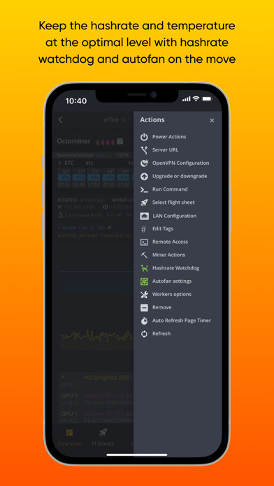 Emulate iPhone app Hive OS using MyAndroid