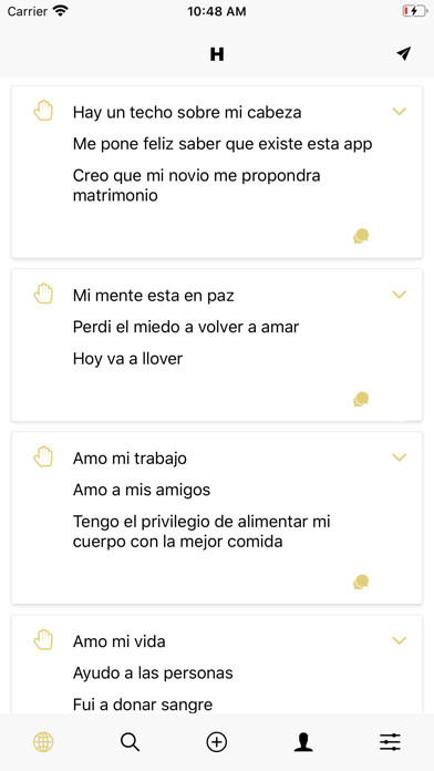 Emulate iPhone app Hizia - Gratitude Journal using MyAndroid Emulate iPhone app Hizia - Gratitude Journal using MyAndroid
