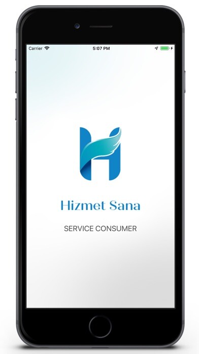 Emulate iPhone app HizmetSana Consumer using MyAndroid