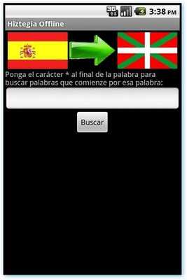 Emulate Android APK Hiztegia Offline Prueba