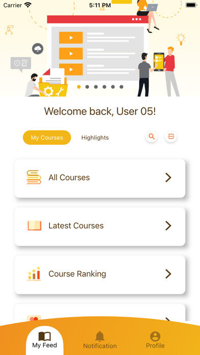 Emulate iPhone app HKFsPA E-Learning Platform using MyAndroid Emulate iPhone app HKFsPA E-Learning Platform using MyAndroid