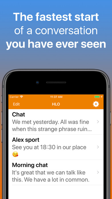 Emulate iPhone app HLO - dating & hook up online using MyAndroid