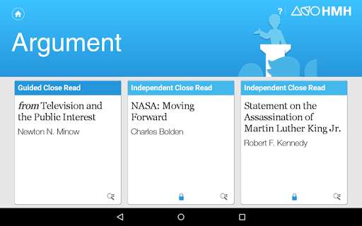Run android online APK HMH Close Reads: Grade 7 from MyAndroid or emulate HMH Close Reads: Grade 7 using MyAndroid