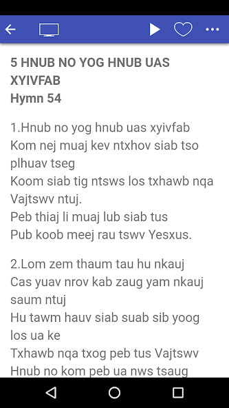 Run android online APK Hmong SDA Hymnal from MyAndroid or emulate Hmong SDA Hymnal using MyAndroid