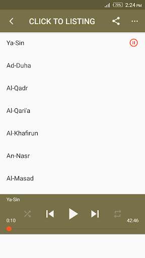 Run android online APK H.Muammar ZA Quran Recitation from MyAndroid or emulate H.Muammar ZA Quran Recitation using MyAndroid
