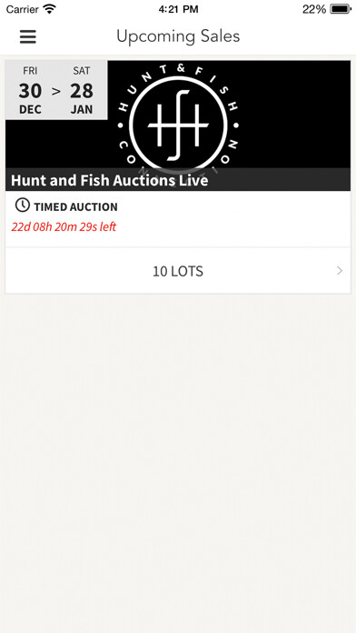 Emulate iPhone app HNF Auctions using MyAndroid Emulate iPhone app HNF Auctions using MyAndroid