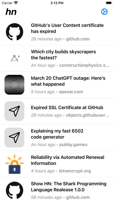 Emulate iPhone app hn - Hacker News Reader using MyAndroid Emulate iPhone app hn - Hacker News Reader using MyAndroid