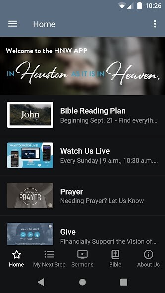 Emulate iPhone app HNW Church using MyAndroid Emulate iPhone app HNW Church using MyAndroid