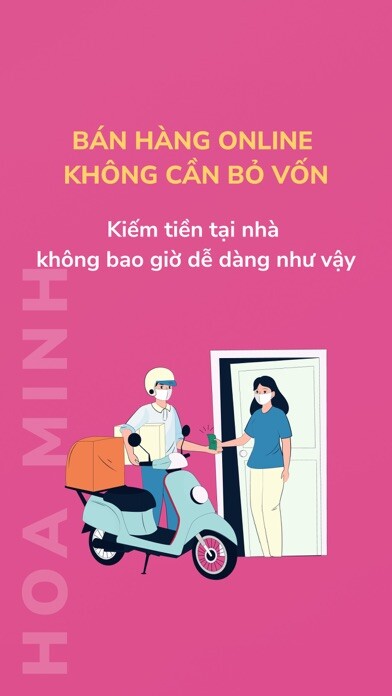 Emulate iPhone app Hoa Minh cosmetic using MyAndroid
