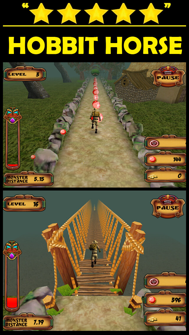 Emulate iPhone app Hobbit Horse Free using MyAndroid Emulate iPhone app Hobbit Horse Free using MyAndroid
