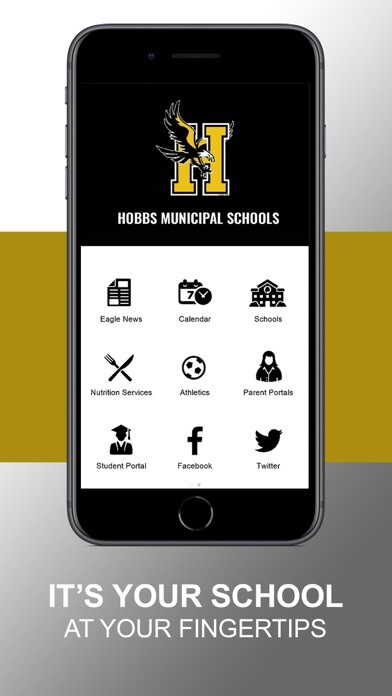 Emulate iPhone app Hobbs Municipal Schools using MyAndroid