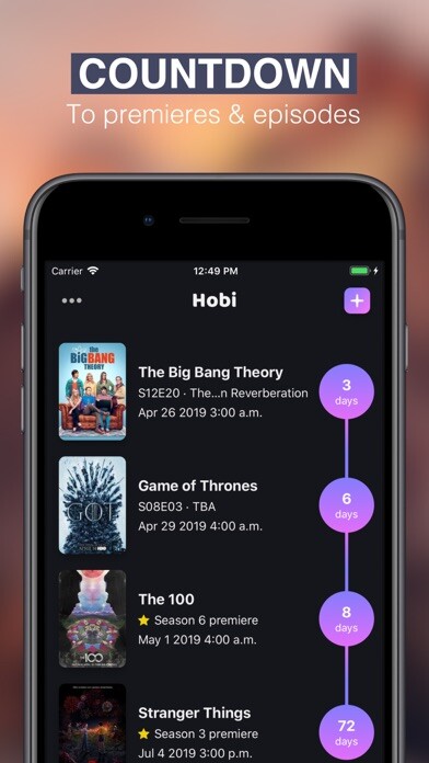 Emulate iPhone app Hobi Time - TV Shows Tracker using MyAndroid Emulate iPhone app Hobi Time - TV Shows Tracker using MyAndroid
