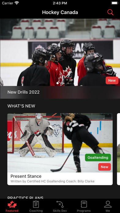 Emulate iPhone app Hockey Canada Network using MyAndroid