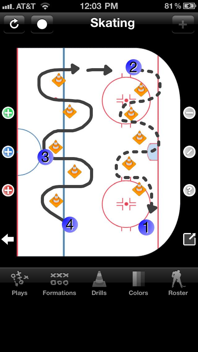 Emulate iPhone app Hockey Coach Pro using MyAndroid