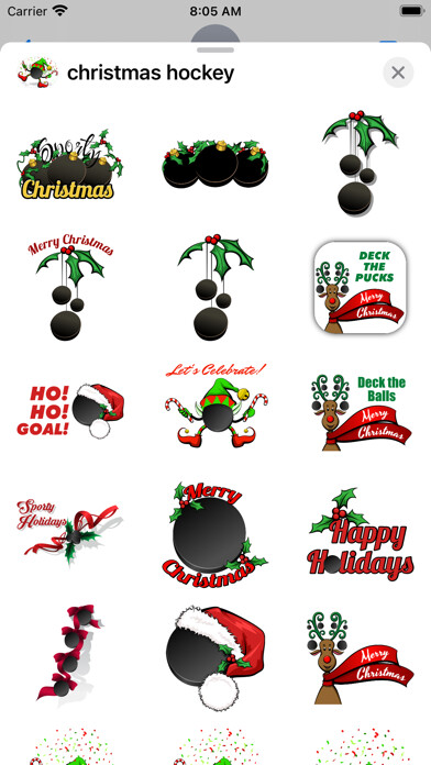 Emulate iPhone app Hockey Holidays using MyAndroid