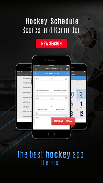 Emulate iPhone app Hockey Schedule & Scores 2023 using MyAndroid