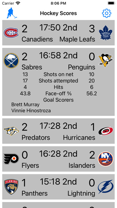 Emulate iPhone app Hockey Scores App using MyAndroid Emulate iPhone app Hockey Scores App using MyAndroid