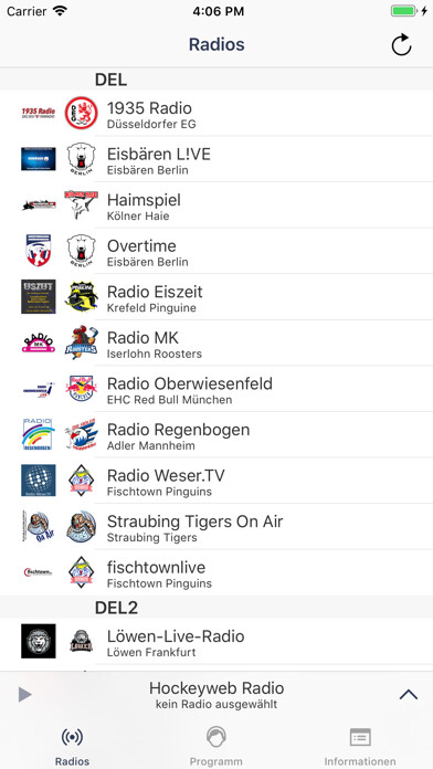 Emulate iPhone app Hockeyweb Radio using MyAndroid Emulate iPhone app Hockeyweb Radio using MyAndroid