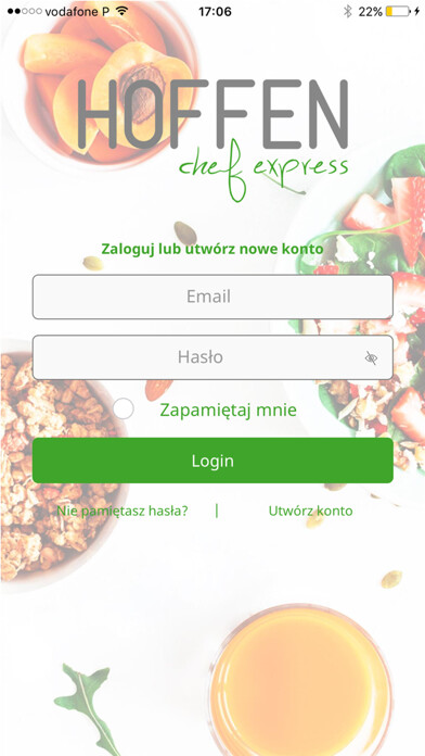 Emulate iPhone app Hoffen ChefExpress using MyAndroid Emulate iPhone app Hoffen ChefExpress using MyAndroid