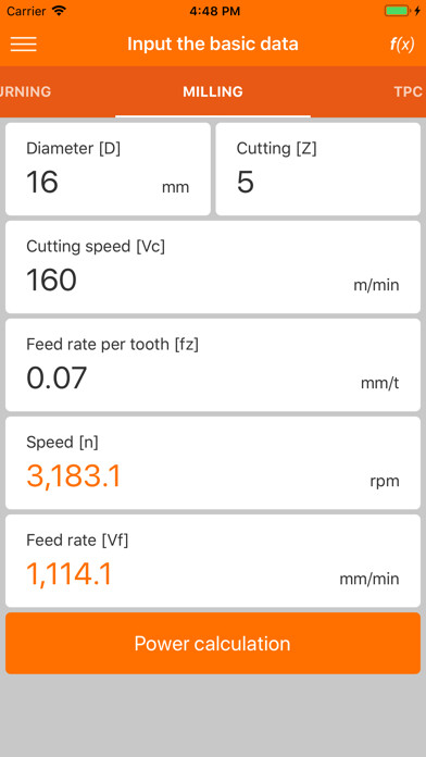 Emulate iPhone app Hoffmann Machining Calculator using MyAndroid Emulate iPhone app Hoffmann Machining Calculator using MyAndroid