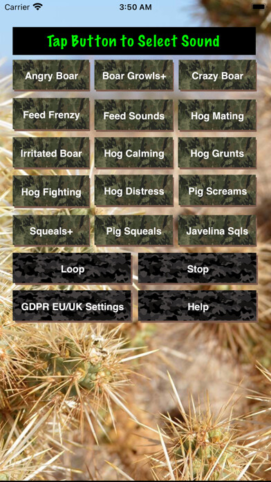 Emulate iPhone app Hog Hunting Calls using MyAndroid Emulate iPhone app Hog Hunting Calls using MyAndroid