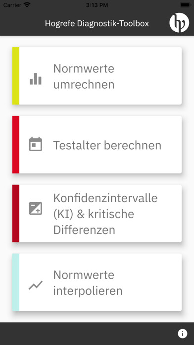 Emulate iPhone app Hogrefe Diagnostik-Toolbox using MyAndroid Emulate iPhone app Hogrefe Diagnostik-Toolbox using MyAndroid
