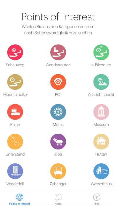 Emulate iPhone app Hohe Tauern Points of Interest using MyAndroid Emulate iPhone app Hohe Tauern Points of Interest using MyAndroid