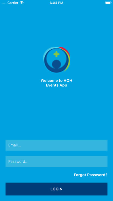 Emulate iPhone app HOH Events Team App using MyAndroid