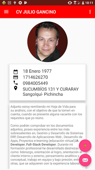 Run android online APK Hoja de Vida Julio Gancino from MyAndroid or emulate Hoja de Vida Julio Gancino using MyAndroid