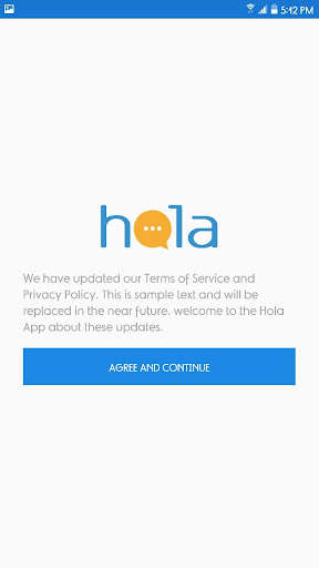 Run android online APK HolaApp from MyAndroid or emulate HolaApp using MyAndroid
