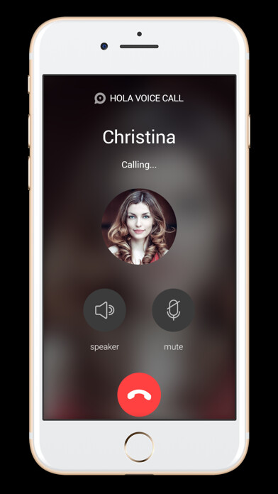 Emulate iPhone app Hola - Chat,Audio & video call using MyAndroid