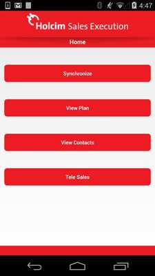 Emulate Android APK Holcim Sales Execution Emulate Android APK Holcim Sales Execution