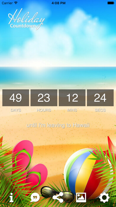 Emulate iPhone app Holiday Countdown App using MyAndroid Emulate iPhone app Holiday Countdown App using MyAndroid
