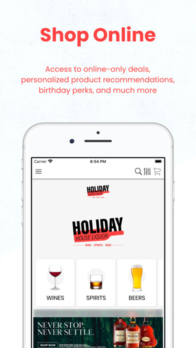 Emulate iPhone app Holiday House liquor using MyAndroid Emulate iPhone app Holiday House liquor using MyAndroid