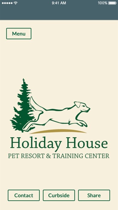 Emulate iPhone app Holiday House Pet Resort using MyAndroid