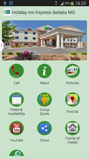 Emulate Android APK Holiday Inn Sedalia MO
