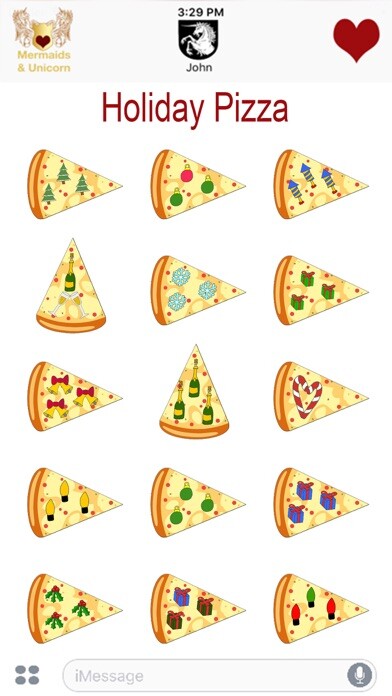 Emulate iPhone app Holiday Pizza using MyAndroid