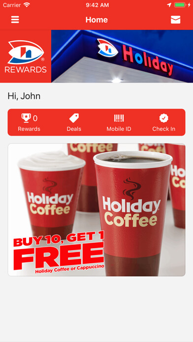 Emulate iPhone app Holiday Rewards using MyAndroid Emulate iPhone app Holiday Rewards using MyAndroid