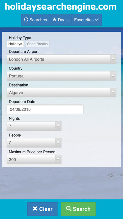 Emulate iPhone app Holiday Search Engine - Vacations, Flights and Holidays Worldwide using MyAndroid Emulate iPhone app Holiday Search Engine - Vacations, Flights and Holidays Worldwide using MyAndroid