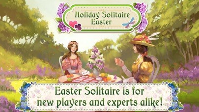 Emulate iPhone app Holiday Solitaire. Easter Free using MyAndroid