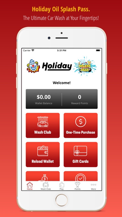 Emulate iPhone app Holiday Splash Pass using MyAndroid