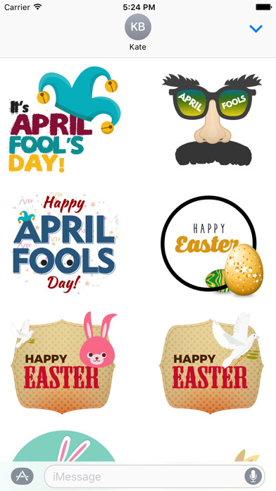 Emulate iPhone app Holidays Stickers Emojis using MyAndroid Emulate iPhone app Holidays Stickers Emojis using MyAndroid