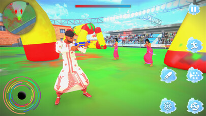 Emulate iPhone app Holi Fun Paintball Game 2022 using MyAndroid Emulate iPhone app Holi Fun Paintball Game 2022 using MyAndroid