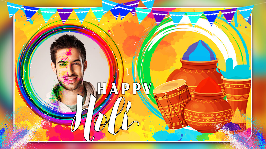 Run android online APK Holi photo frame 2020 from MyAndroid or emulate Holi photo frame 2020 using MyAndroid