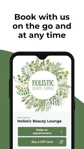 Emulate iPhone app Holistic Beauty Lounge using MyAndroid